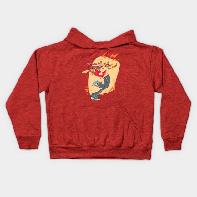 Um Jammer Lammy Kids Hoodie by sky665